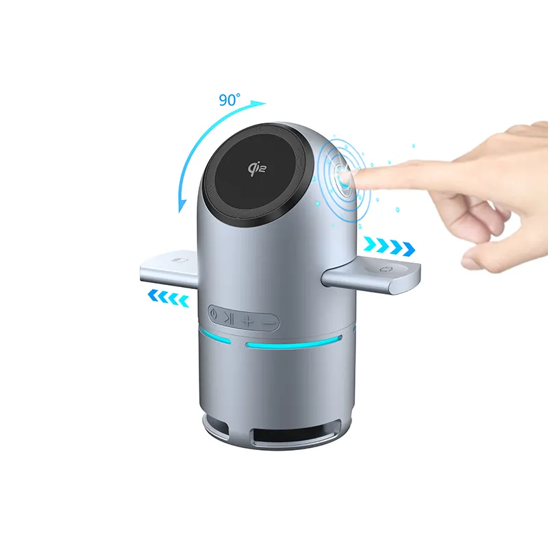 ✨3-in-1 Wireless Power Station w/ HD Bluetooth